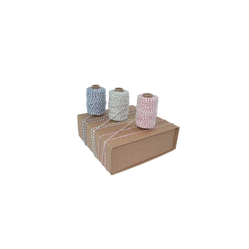 FICELLE BICOLORE DE COTON