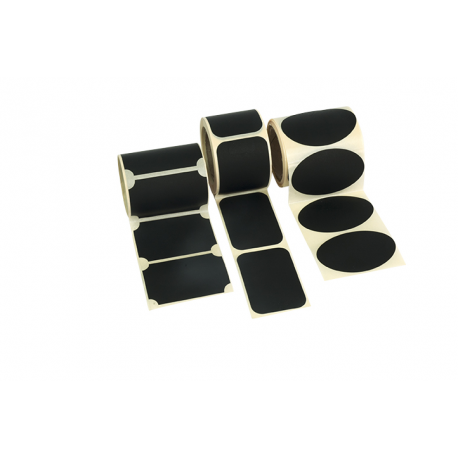 étiquette adhésive noire mat- Pack and Design