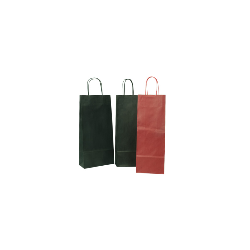 SAC BOUTEILLE KRAFT NOIR