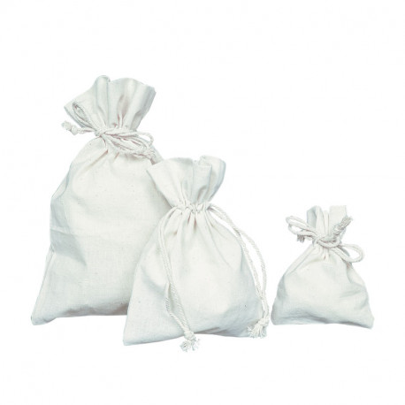 Sachets coton naturel